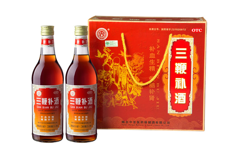 三鞭补酒两瓶装礼盒